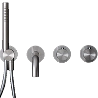 Built-in bath taps