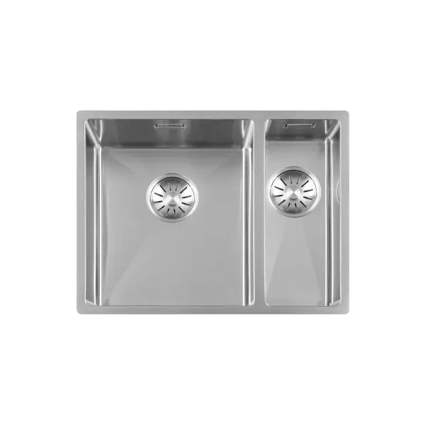 Lorreine 3415R Luxury stainless steel one and a half kitchen sink 3415cm flush mounted undermount and inset 1150178230