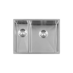 Lorreine 1534R Luxury stainless steel one and a half kitchen sink 1534cm flush-mounted undermount and inset 1150178231