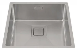 Lorreine 40VK Exclusive stainless steel kitchen sink 40x40 cm flush-mounted undermount and inset 1150178273