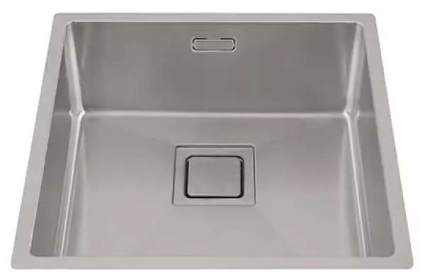 Lorreine 40VK Exclusive stainless steel kitchen sink 40x40 cm flush-mounted undermount and inset 1150178273