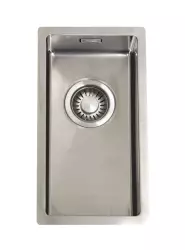 ABK Bingara small stainless steel sink 20x40cm flush mount, undermount, and top mount BIN20FVI