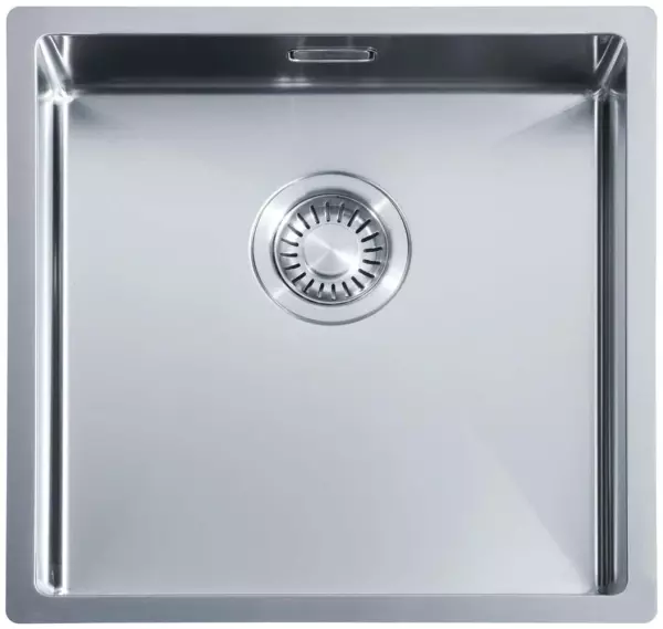 ABK Bingara shallow stainless steel sink for disabled, 10cm deep, 40x40cm, flush mount, undermount, and top mount BIN4010FVI