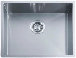 ABK Baronga stainless steel sink 50x40 cm flush mount, undermount, and top mount BAR50FVI