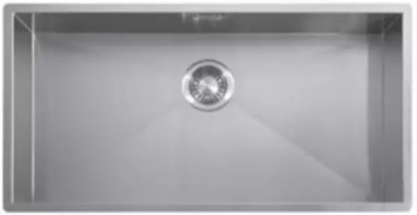 ABK Baronga extra large stainless steel sink 80x40 cm flush-mount, under-mount, and top-mount BAR80FVI