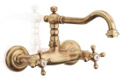 PB Old fashion kitchen faucet V2721 wall tap Bronze