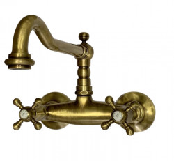 PB Old fashion kitchen faucet V2721 wall tap Bronze