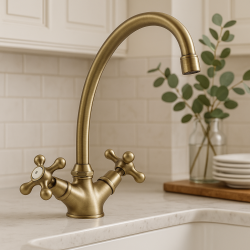 Old Fashion Single hole mixer Bronze V1900