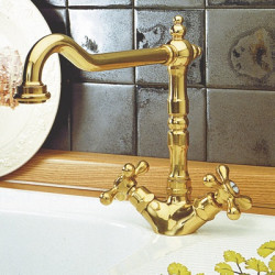 PB Old Fashion Single hole kitchen faucet Brass V1910