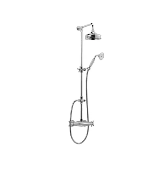 Huber Victorian Thermostatic Shower Set 15cm Bronze 390.VT01H.BA