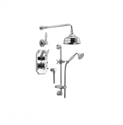 Huber Victorian Thermostatic Built-in Shower Set Stainless Steel 912.VT01H.AC