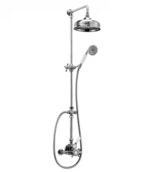 Huber Victorian Thermostatic Shower Set 20cm Stainless Steel 590.VT21H.AC