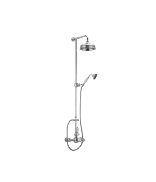 Huber Victorian Thermostatic shower set 20cm Chrome-Gold 590.VN21H.CA