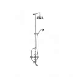 Huber Victorian Thermostatic Bath/Shower Set Chrome 592.VN21H.CR