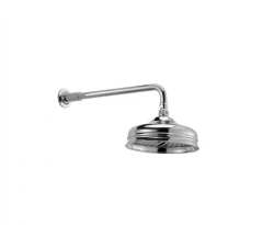 Huber Nostalgic Rain Shower 20cm Chrome with wall arm 611.02H.CR