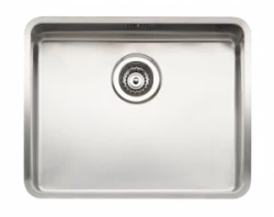 Reginox stainless steel kitchen sink 50x40 25cm high extra deep undermount, inset and flush mounted 1150431331