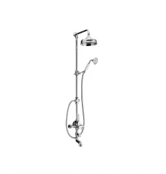 Huber Victorian Thermostatic Bath/Shower Set Chrome 592.VT01H.CR