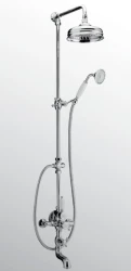 Huber Victorian thermostatic bath/shower set stainless steel 1154958052