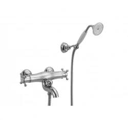 Huber Victorian Thermostatic Bath Mixer with Shower Set Chrome VTD2701021