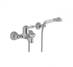 Huber Croisette Bath Mixer with Hand Shower Set Chrome CM00012021