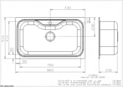 Reginox Kitchen Sink Jumbo Inset L6061