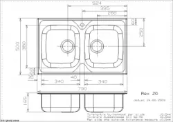 Reginox Kitchen Sink REX 20 Inset L6110