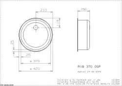 Reginox Kitchen Sink R18 370 OSP Inset B2801RLU02GDS