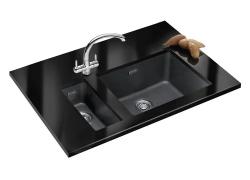 Franke Sirius 2 S2D 110.50 plastic black kitchen sink 50x41cm undermount 125.0252.223