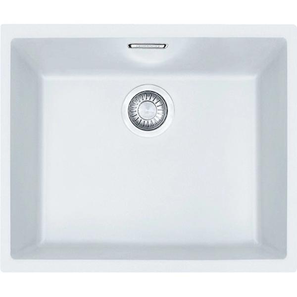 Franke Sirius 2 S2D 110.50 plastic white kitchen sink 50x41cm undermount 125.0252.224