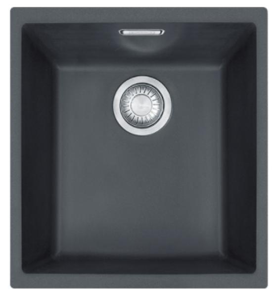 Franke Sirius 2 S2D 110.34 plastic black kitchen sink 34x41cm undermount 125.0252.227