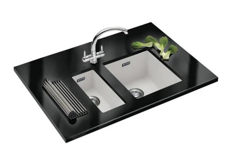 Franke Sirius 2 S2D 110.34 white plastic sink 34x41cm undermount 125.0252.229