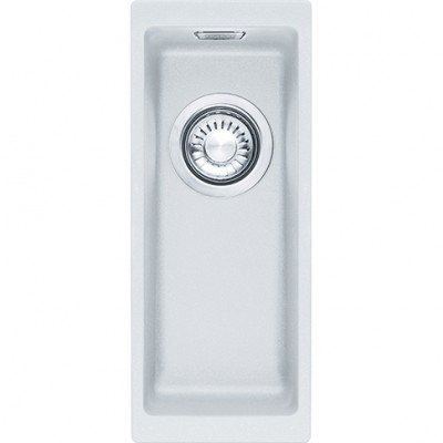 Franke Sirius 2 S2D 110.16 plastic small white sink 16x41cm undermount 125.0252.233