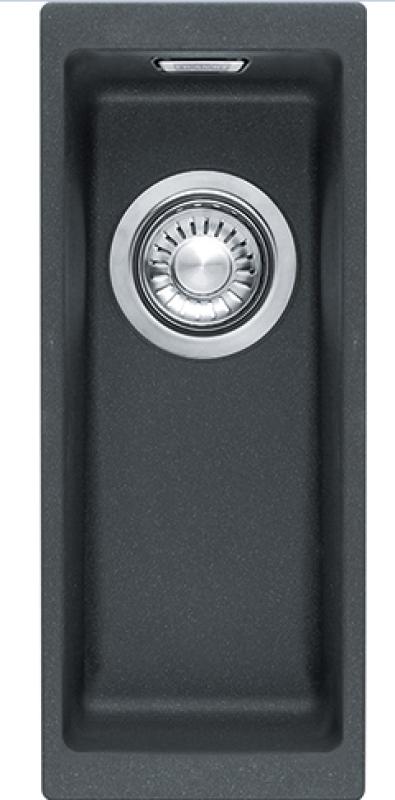 Franke Sirius 2 S2D 110.16 plastic black sink 16x41cm undermount 125.0252.231