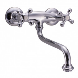 PB Old fashion kitchen faucet Classic wall faucet Chrome V2722