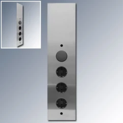 Thebo Power socket STS3007 in stainless steel