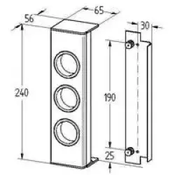 Energy block ST3003 in stainless steel