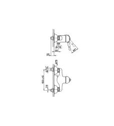 Cisal Arcana Royal Shower Mixer Chrome AY00044121