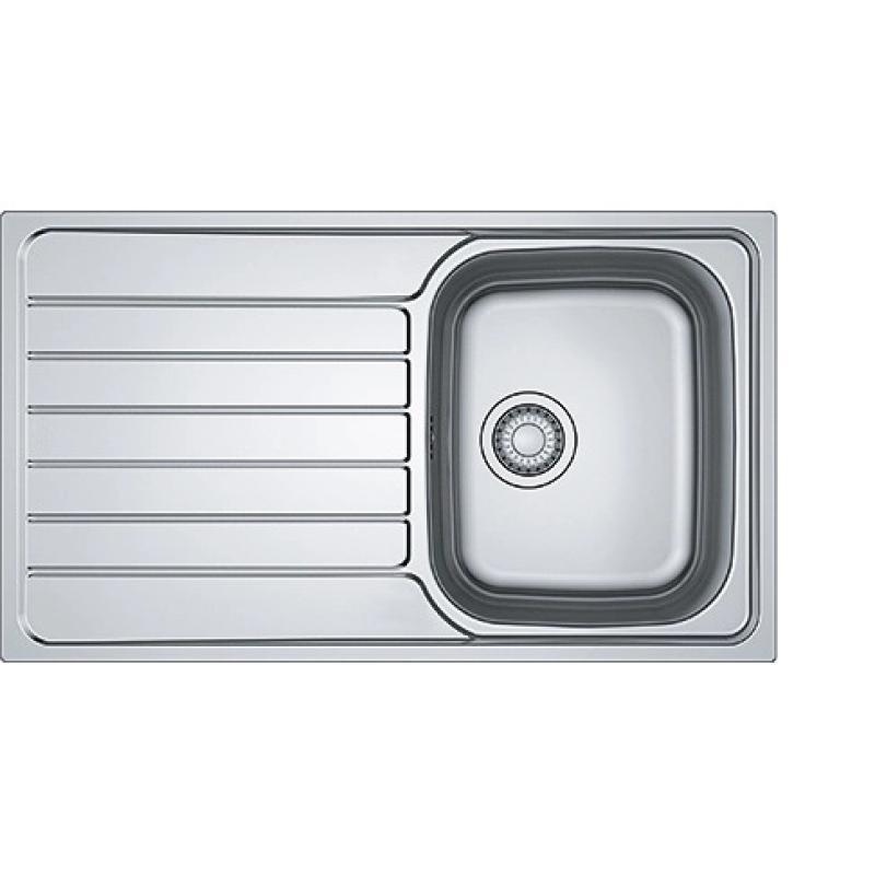 Franke Spark SKX 611 stainless steel Inset kitchen sink with drainer 86x50cm 101.0713.206