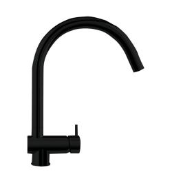 Waterevolution Flow Kitchen mixer with extractable shower and swivel spout Black T155PR