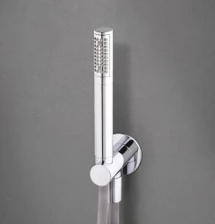 Waterrevolution Flow Shower holder with outlet, flexible and handshower Chrome T162101