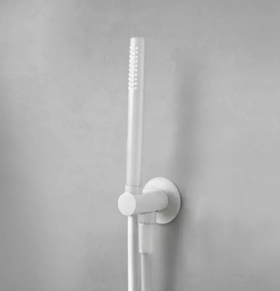 Waterevolution Flow bath set with wall connection Matt white T1621BR