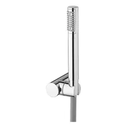 Waterevolution Flow Directional shower holder with flexible and handshower Black T1622PR