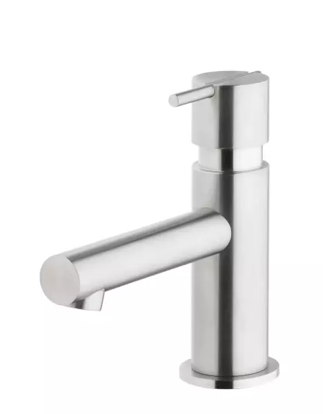 Waterevolution S22 Washbasin mixer with automatic stop & go valve Stainless steel T410IE