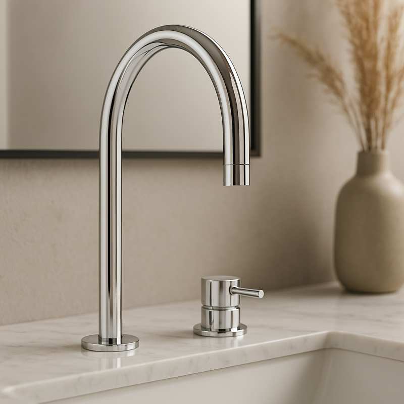 Waterevolution Flow 2-hole basin tap chrome T112U01