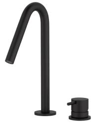Waterevolution Flow Washbasin mixer with 2 holes and automatic stop & go valve V Black T112VPR