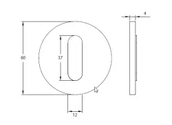 Waterevolution Flow Electronic Consealed washbasin tap, electric with automatic stop & go valve Chrome T118EE01