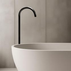 Waterevolution Flow Flor standing bathtub spout H Black T1672PR