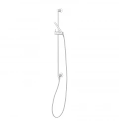 Waterevolution Flow Directional sliding whoer rail with outlet, flexible and handshower White T1661BR