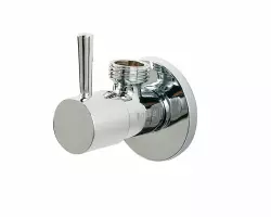 Clou InBe design angle stop valve type 1 round chrome