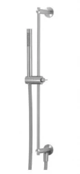 Waterevolution S22 Directional sliding shower rail with outlet, flexible and handshower Stainless steel T4661IE